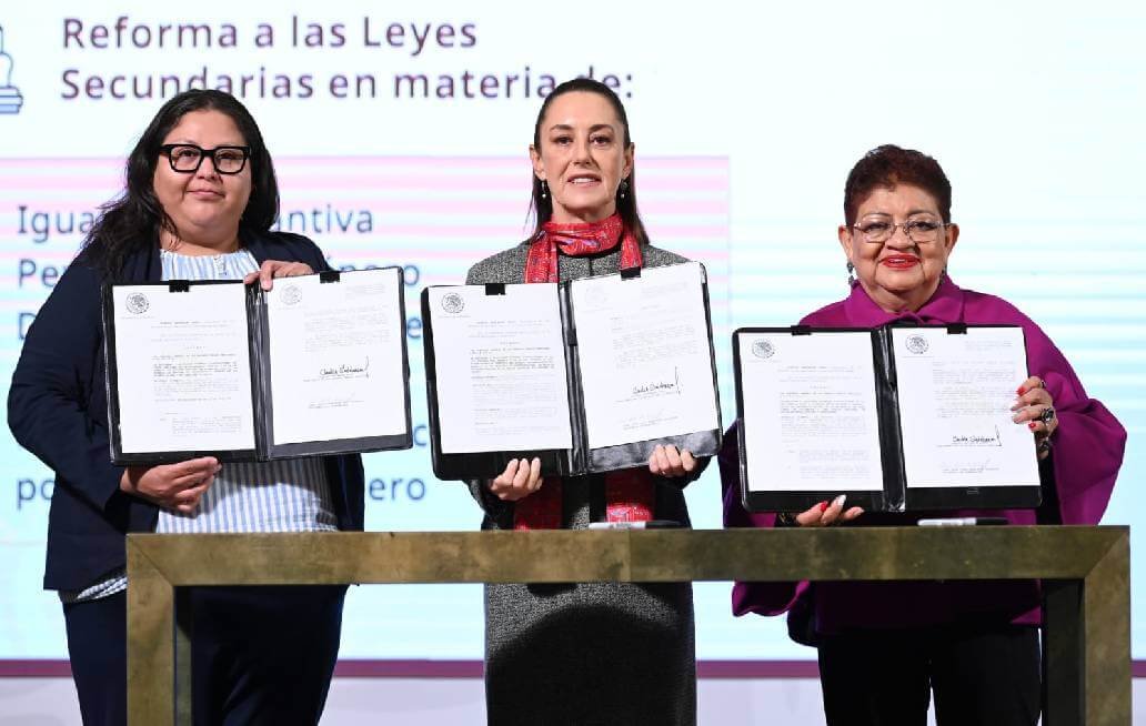 Anuncia Sheinbaum siete leyes para promover la igualdad sustantiva