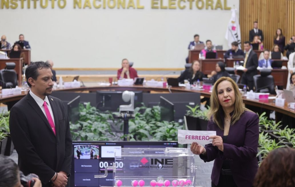 Realiza INE sorteo para integrar las casillas para elecciones del Poder Judicial