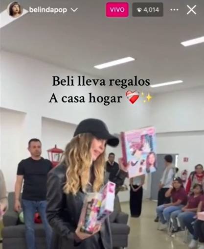 belinda visita una casa hogar