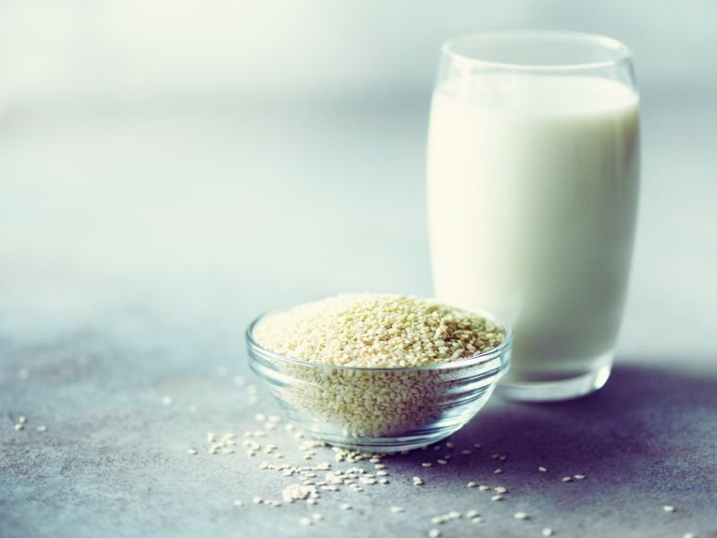 leche de sesamo un superalimento