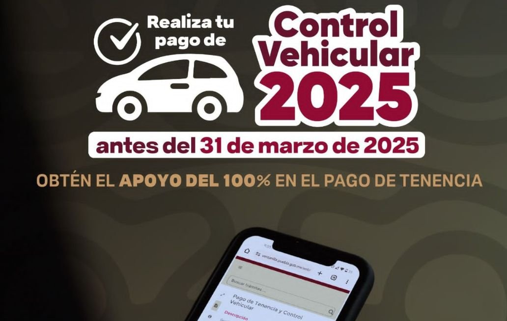 Hoy inicia pago del Control Vehicular 2025