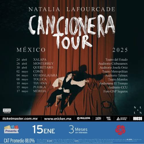 Natalia Lafourcade regresa a Puebla con 'Cancionera Tour'