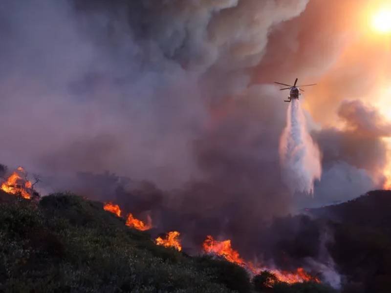 incendio en los ángeles