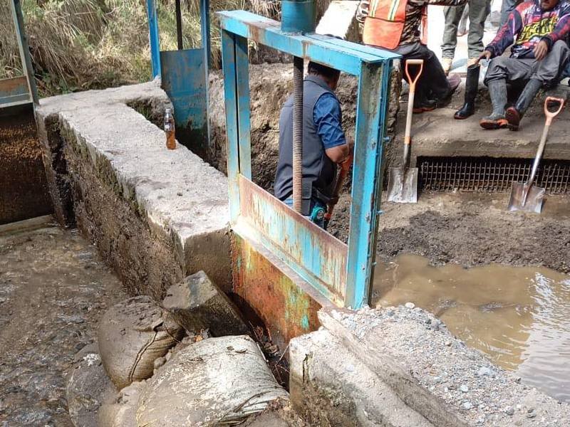 Ayuntamiento de Calpan realiza obras hidráulicas en Paraje Tepelchichina