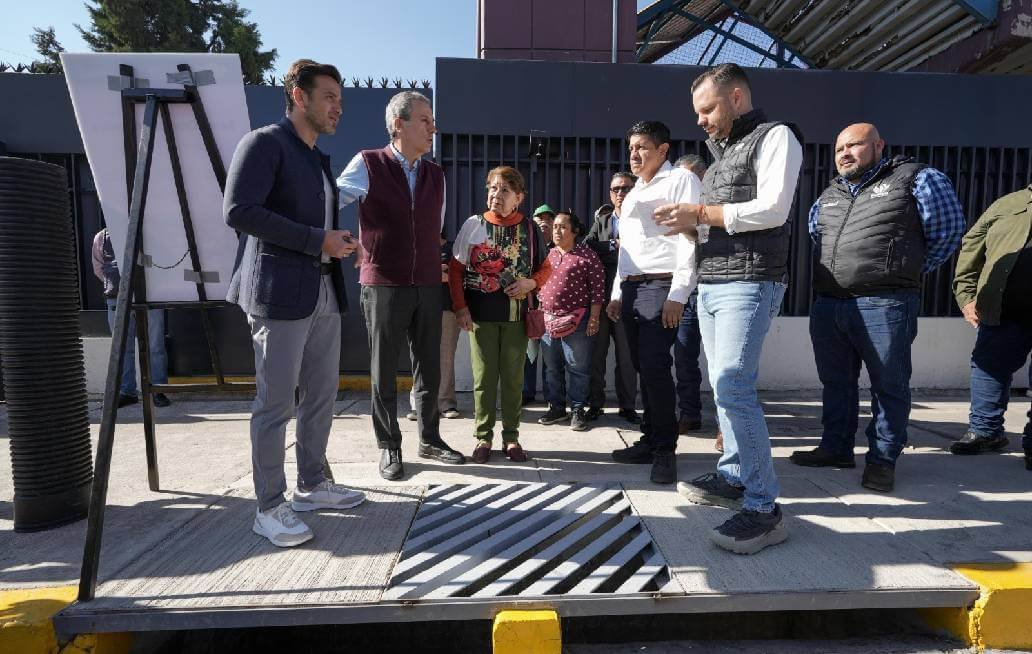 Entrega Chedraui Red de Alcantarillado Pluvial en la colonia Santa Cruz Los Ángeles