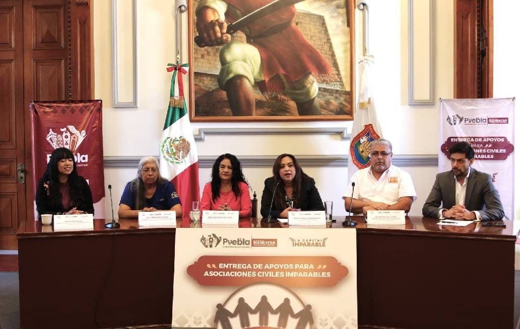 Fortalece Gobierno de la Ciudad de Puebla el bienestar social con apoyo a asociaciones civiles