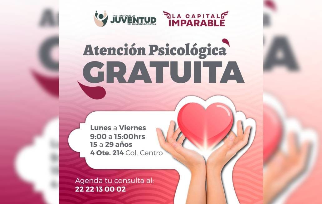 IJMP ofrece atención psicológica gratuita para jóvenes en la capital