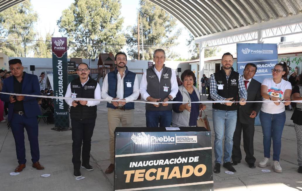 Entrega Chedraui techado escolar en el Jardín de Niños Tzitzilini