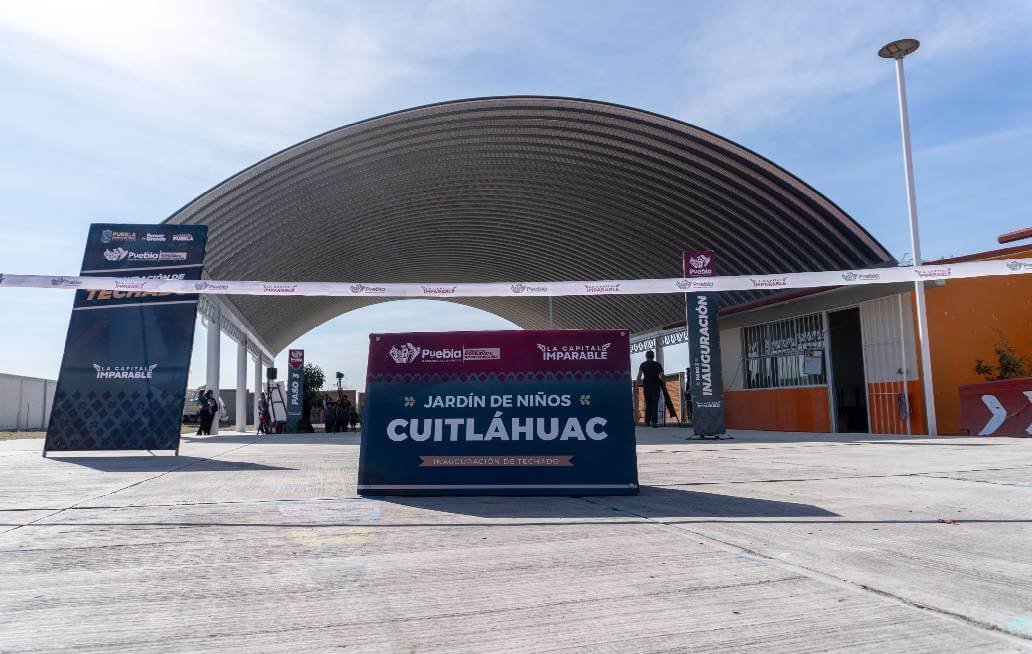 Entrega Gobierno de la Ciudad de Puebla infraestructura educativa al sur de la capital