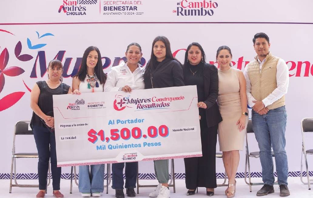 Fortalece presidenta municipal de San Andrés Cholula la economía de las mujeres