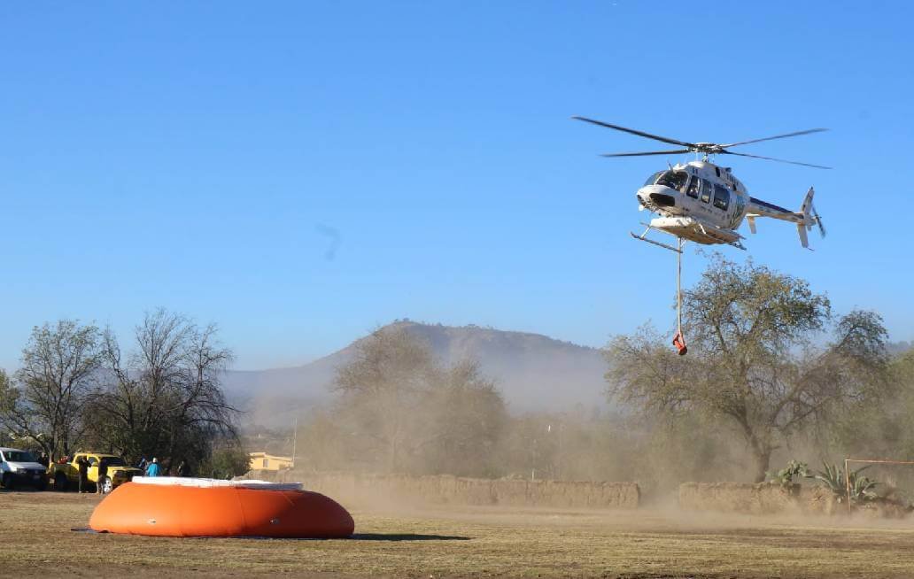 Implementan operativo ante los incendios forestales en la zona Puebla-Tlaxcala
