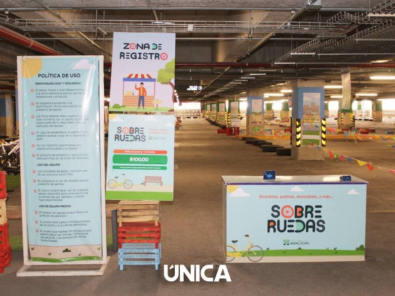 sobre ruedas en via amalucan
