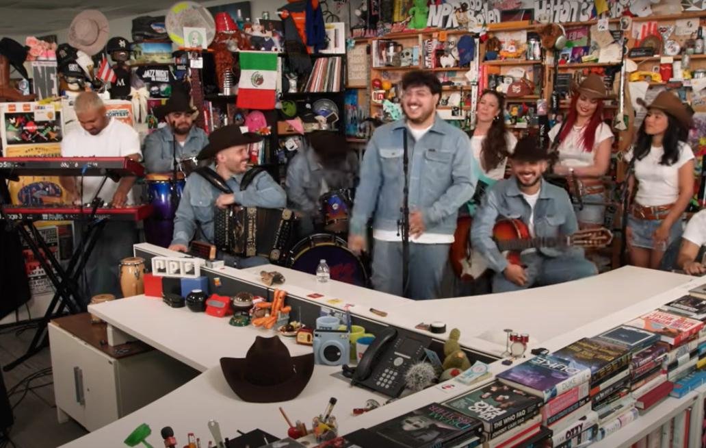 Grupo Frontera brilla en su debut en el Tiny Desk de NPR