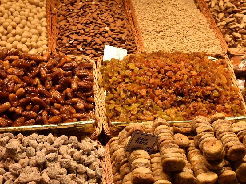 los frutos secos como
