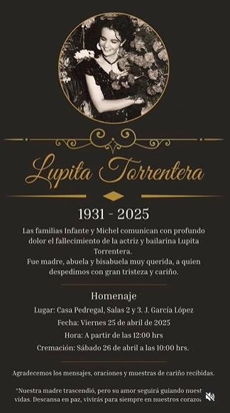 Lupita Torrentera muere