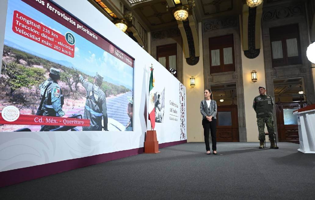 Anuncia Sheinbaum el inicio de la construcción de los trenes a Pachuca y Querétaro