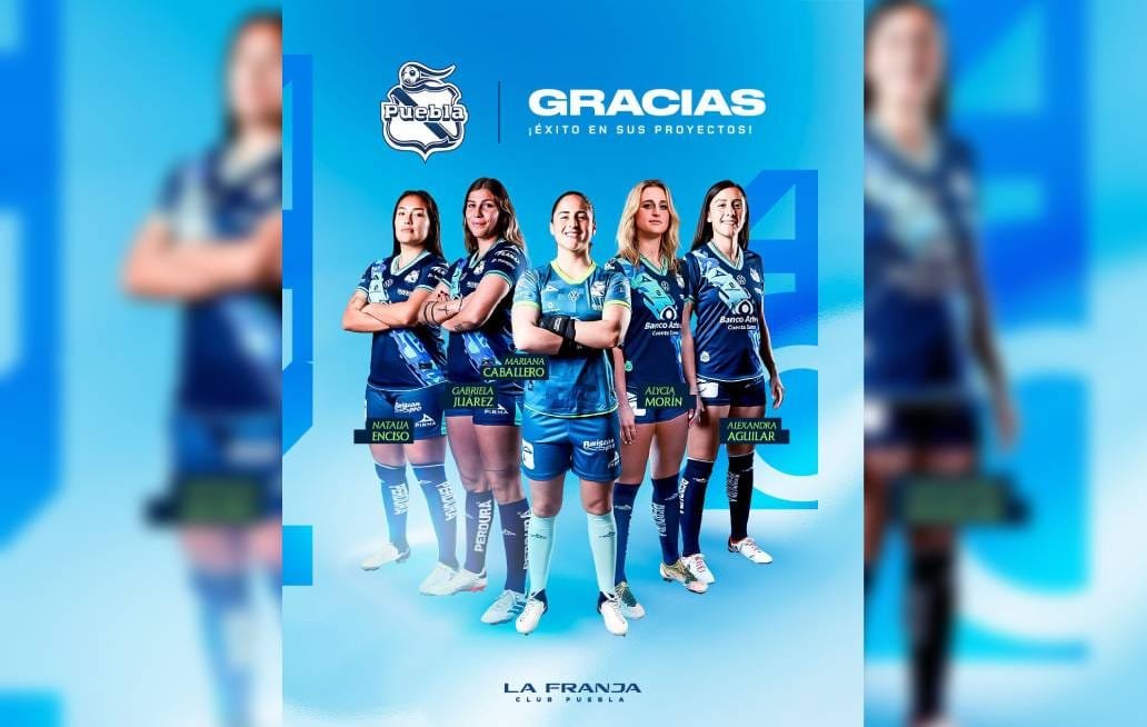 Club Puebla Femenil inicia reestructuración: cinco jugadoras son dadas de baja
