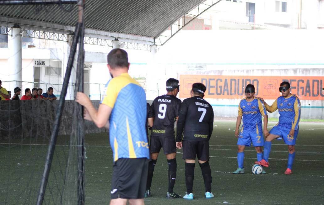 Consigue Topos FC de Puebla primer lugar y avanza a liguilla de la Liga Nacional de Futbol para Ciegos