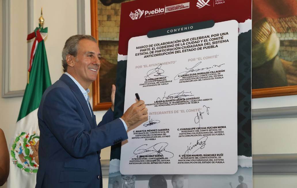 Firma Chedraui Convenio de Colaboración con el Comité Estatal de Participación Ciudadana