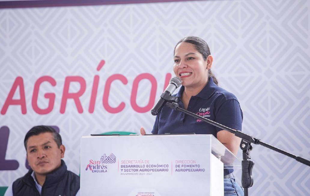 Fortalece presidenta municipal de San Andrés Cholula el campo y familias productoras