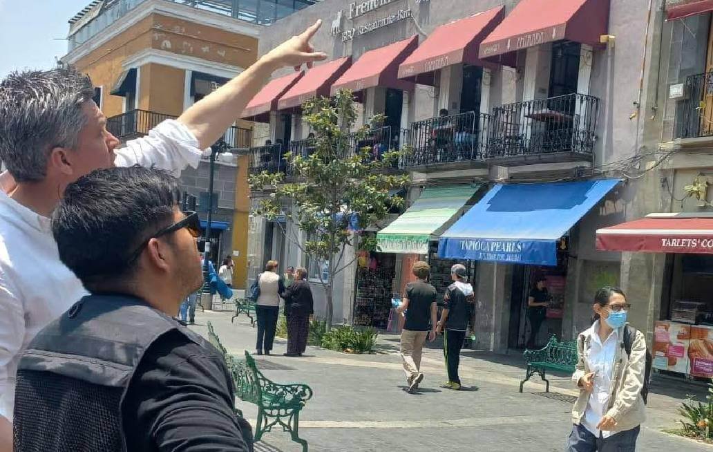 Refuerza Gerencia del Centro Histórico de Puebla monitoreo para intervenir el patrimonio público