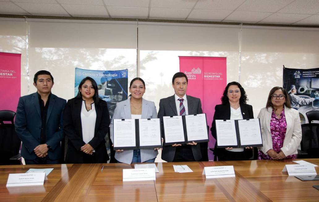 San Andrés Cholula e INAOE consolidan alianza para impulsar la ciencia y el bienestar social