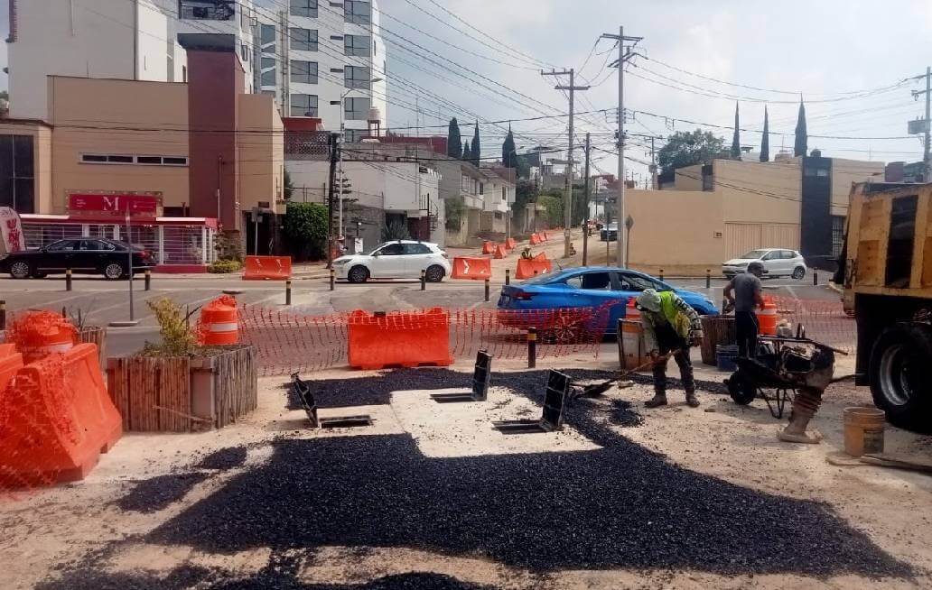 Agua de Puebla renueva 14 kilómetros de la red de agua potable en la colonia La Paz