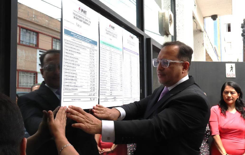 Concluye el INE Puebla el cómputo estatal de la elección del Poder Judicial