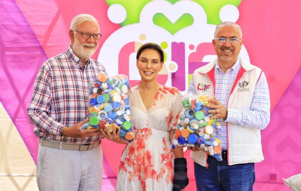 Entrega MariElise Budib tonelada y media de tapitas a la Fundación Una Nueva Esperanza