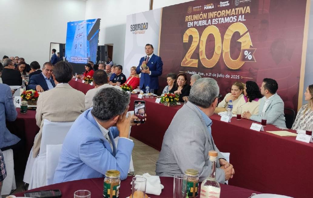 Delitos a la baja en Puebla, informa Alejandro Armenta Delitos a la baja en Puebla, informa Alejandro Armenta