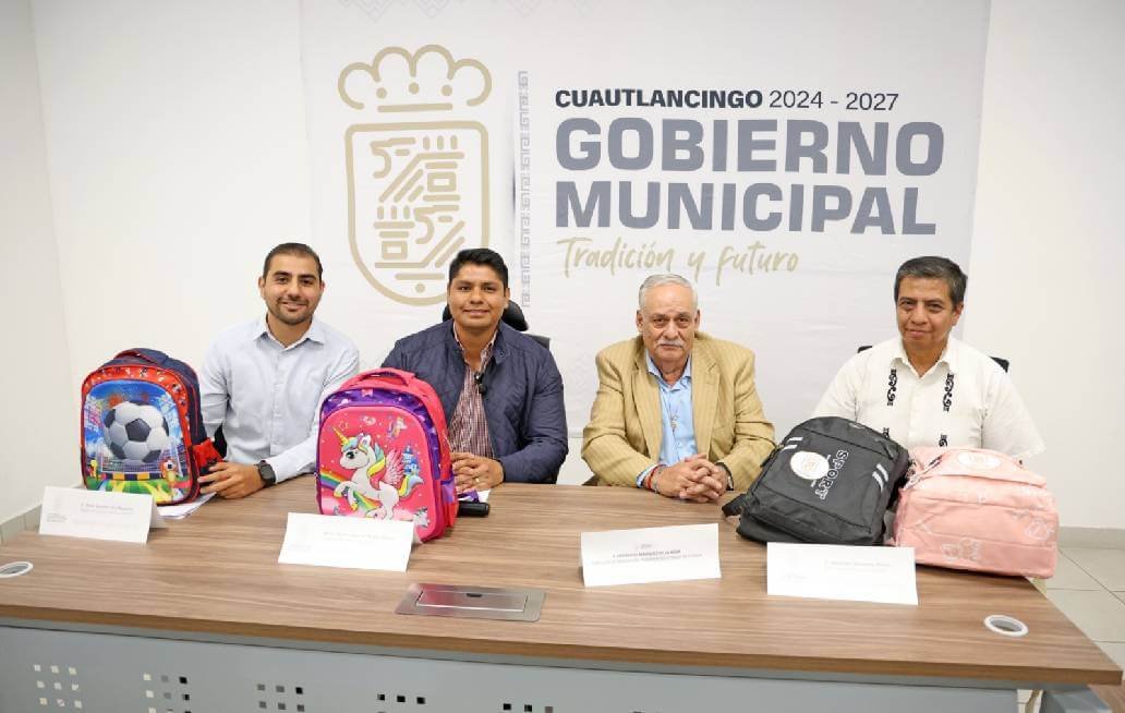 Anuncia presidente municipal de Cuautlancingo programa “Escuela Segura”