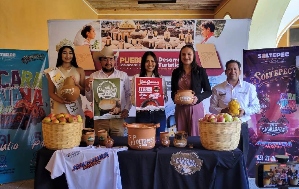 Anuncian la Feria Patronal de San Hipolito y de la manzana en Soltepec