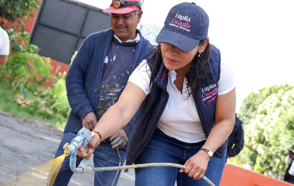 Continúa presidenta municipal de San Andrés Cholula trabajo comunitario para mejorar espacios públicos