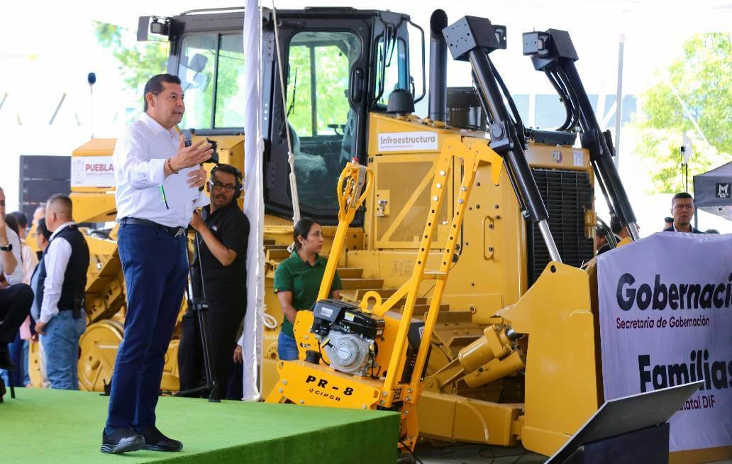 Escuadrón de Seguridad Comunitaria rehabilita accesos a Puebla, para bienestar de familias