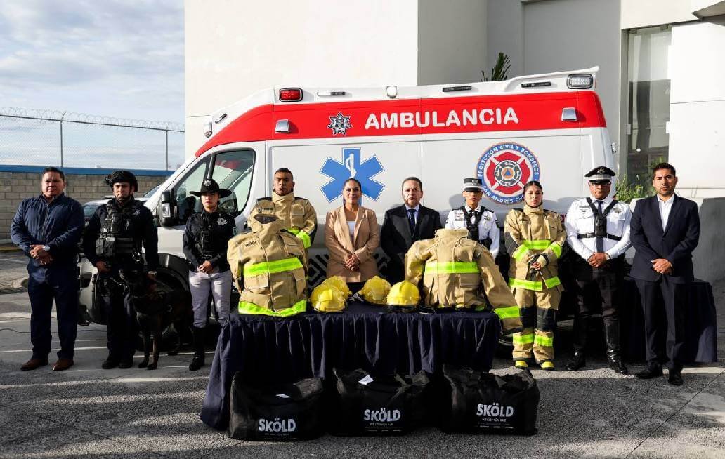 San Andrés Cholula a la vanguardia con estrategias integrales y equipamiento para la seguridad pública