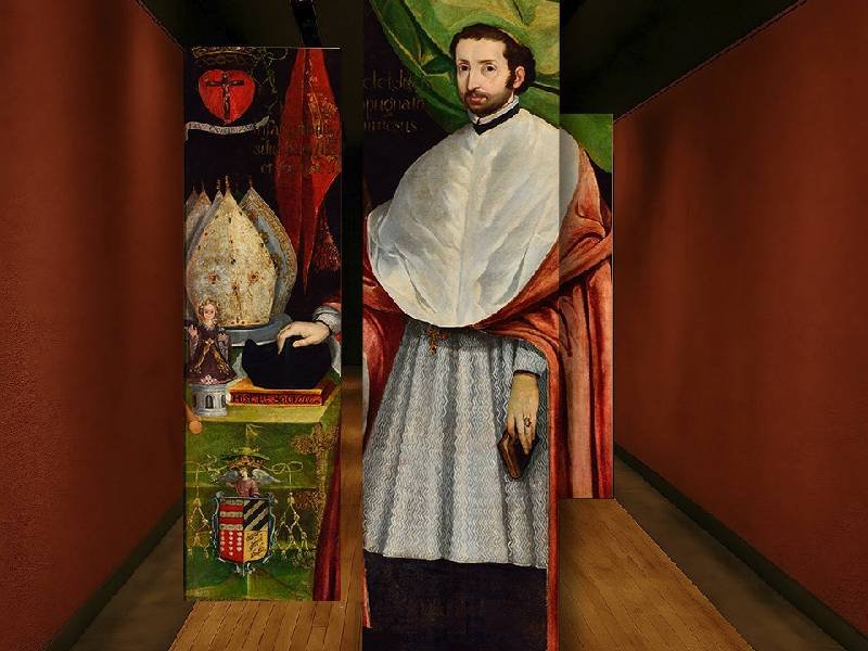 en esta sala abierta