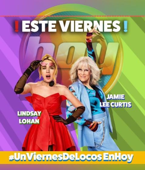 Lindsay Lohan y Jamie Lee Curtis en Programa Hoy