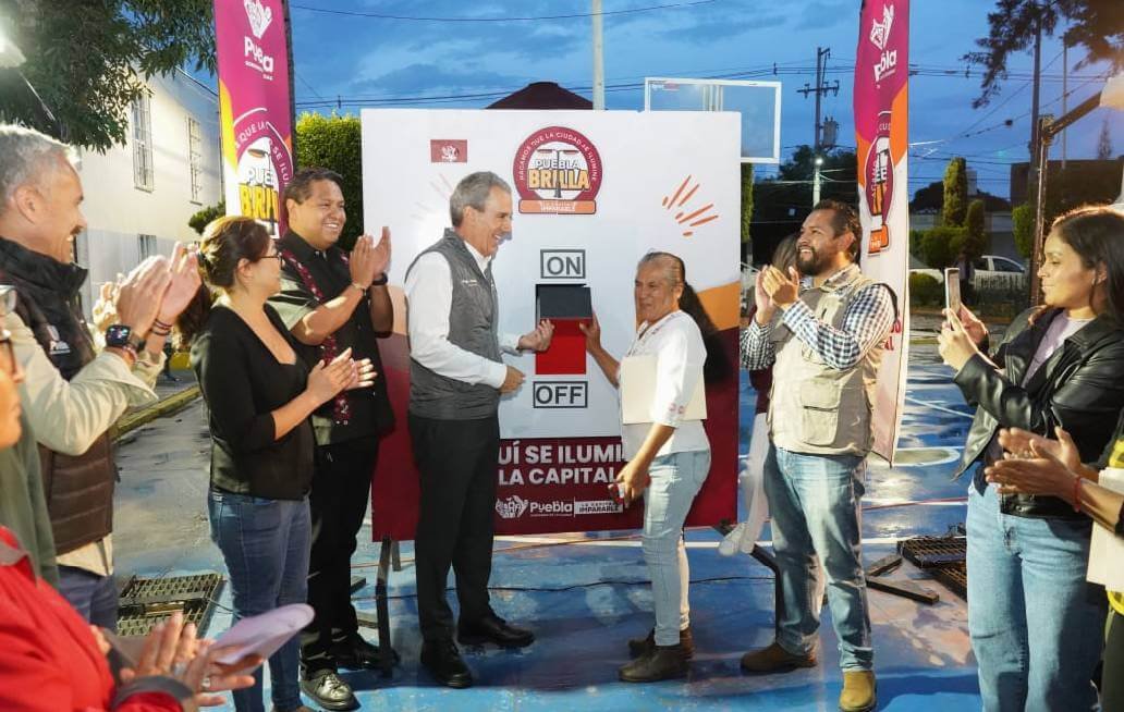 Con Puebla Brilla, Chedraui lleva luz y modernidad a San Pedro Zacachimalpa