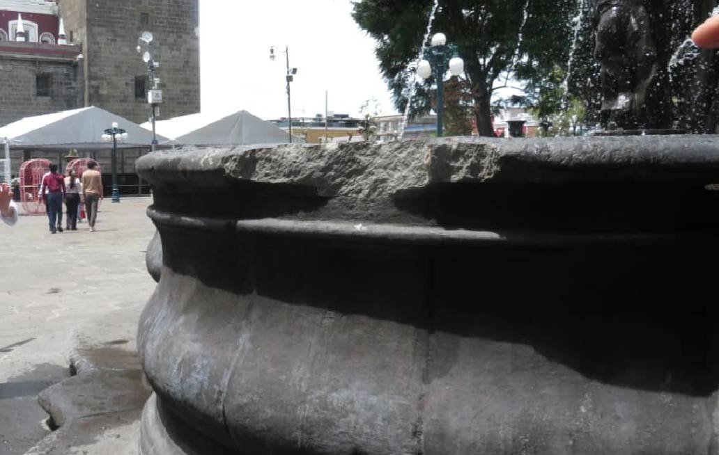 Aclara el alcalde José Chedraui que su administración no presentó denuncia por daños a la fuente de San Miguel