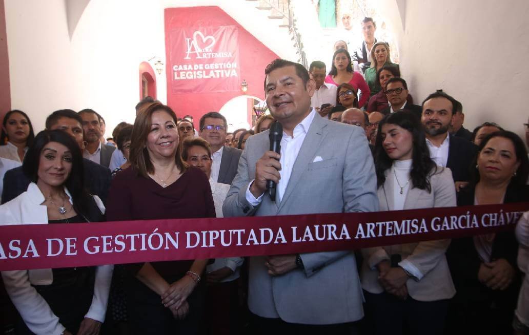 Inaugura presidenta de la Junta de Gobierno y Coordinación Política del Congreso del Estado su Casa de Gestión