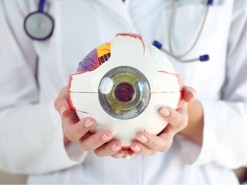 Los anteojos ayudan a corregir la pérdida de visión a causa de NAION