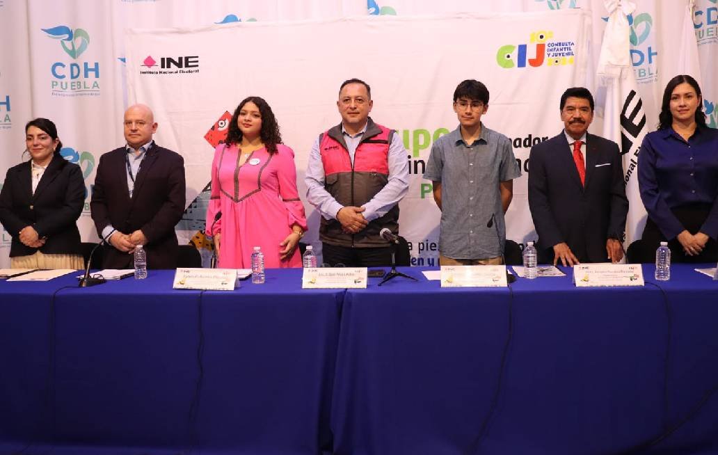 Participan más de 680 mil niñas, niños y adolescentes en Consulta Infantil y Juvenil 2025 del INE en Puebla