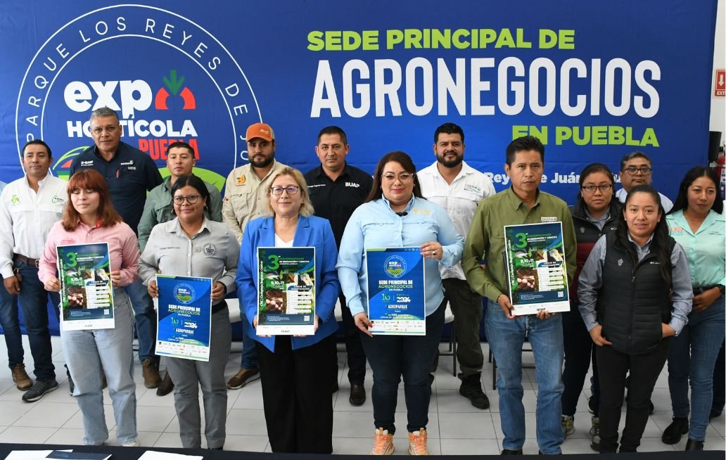 Presentan la Expo Hortícola puebla buap 2025
