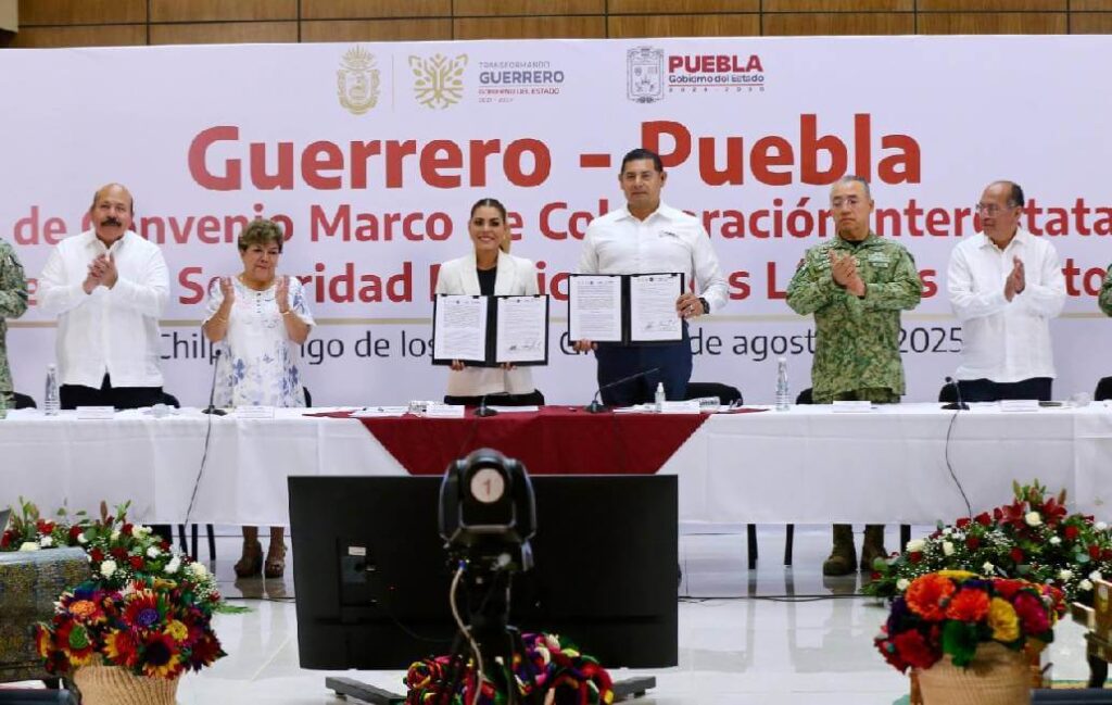 Puebla y Guerrero firman Convenio para construcción de la paz