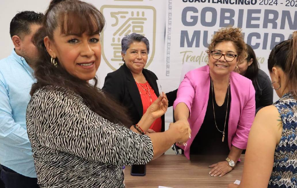 Tere Alfaro reconoce labor de maestras y personal operativo de los CAIC de Cuautlancingo