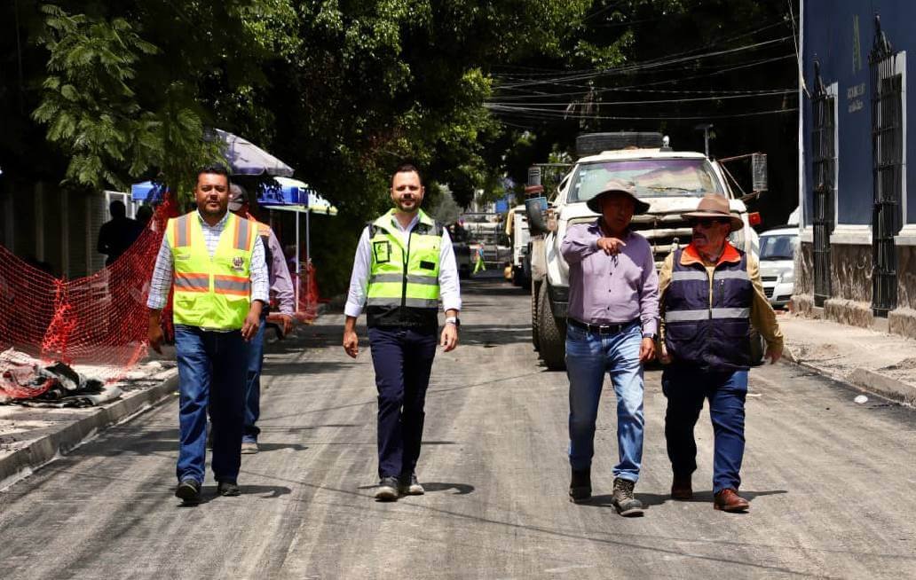Avanza Gobierno de la Ciudad de Puebla con rehabilitación vial en avenida 11 Oriente