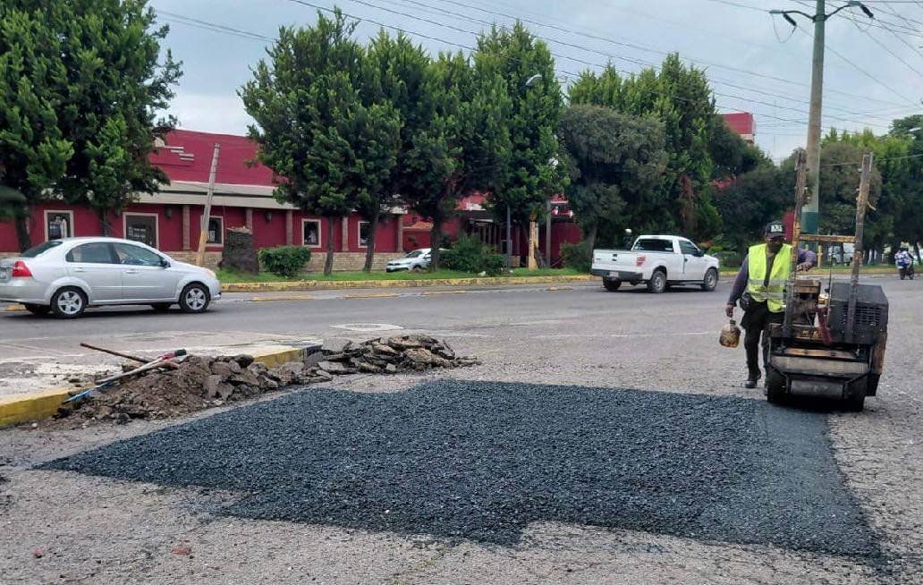 Campaña Capitalina Bacheando Puebla: mejora la seguridad vial en la ciudad