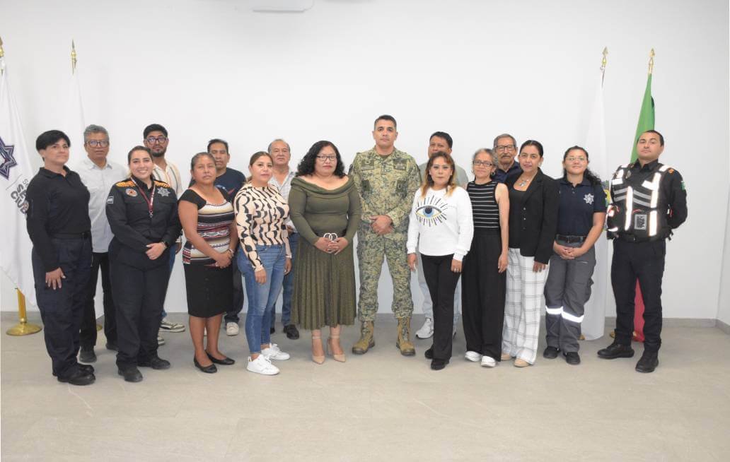 Capacita SSC a presidentes de las 17 juntas auxiliares sobre medidas preventivas para las fiestas patrias