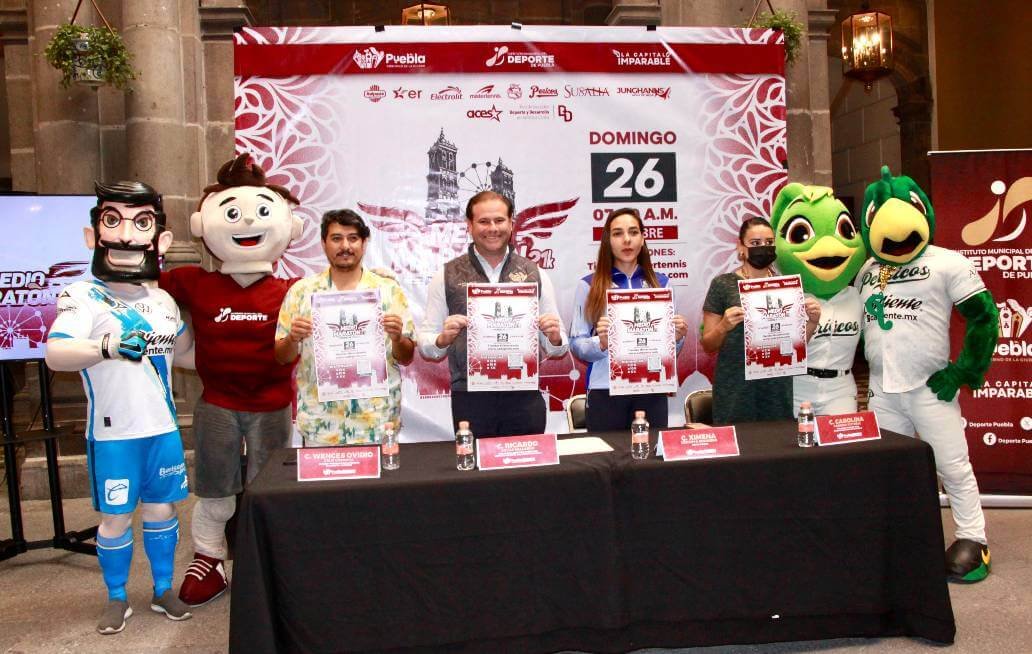 Presentan el Medio Maratón 21 K Puebla 2025