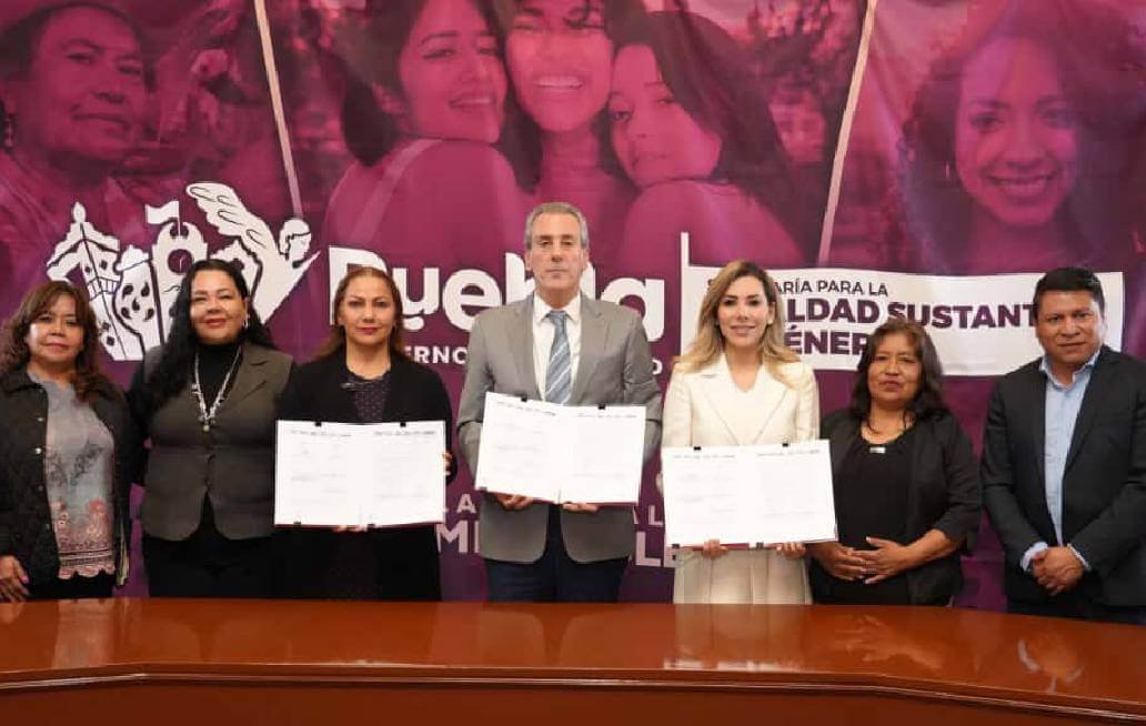 Firma Chedraui convenio para fortalecer atención a mujeres de Puebla capital